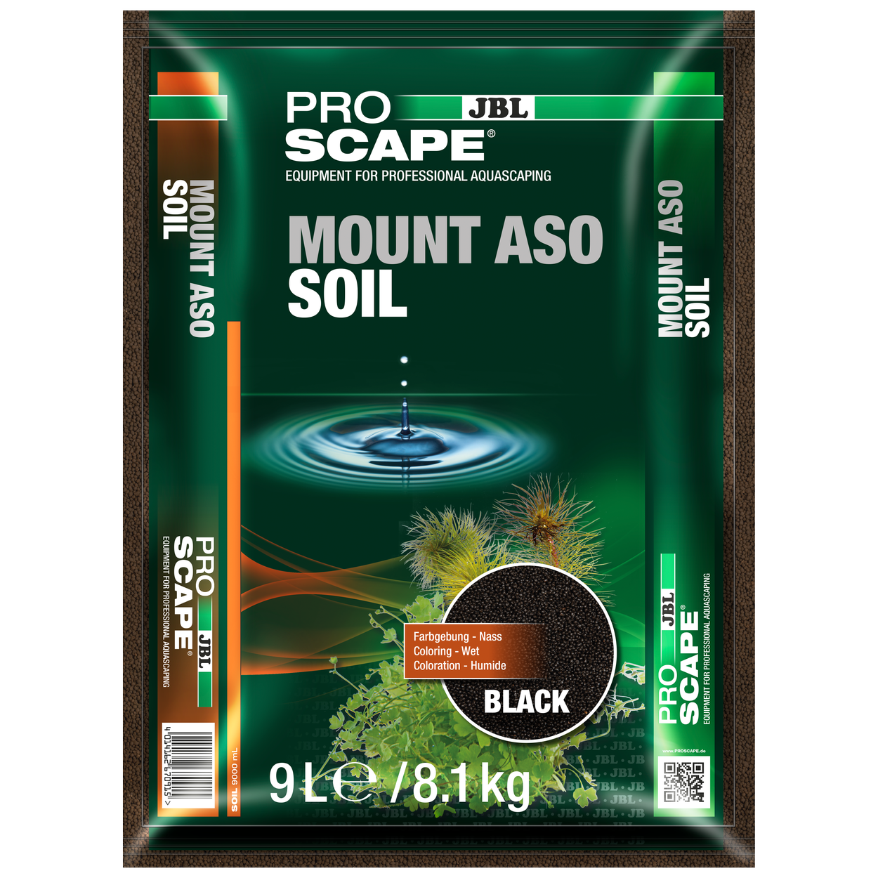 JBL PROSCAPE MOUNT ASO SOIL BLACK 9 l - immagine 1