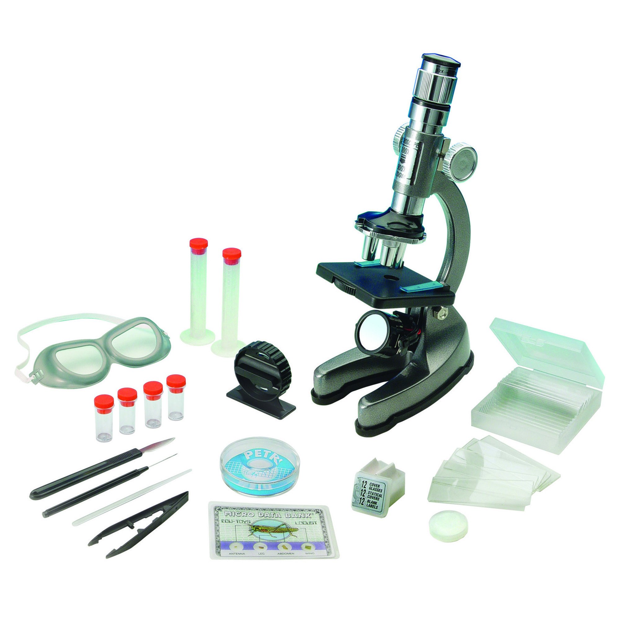 EDUSCIENCE Microscopio con Luce e Proiettore - Kit Scientifico - immagine 1