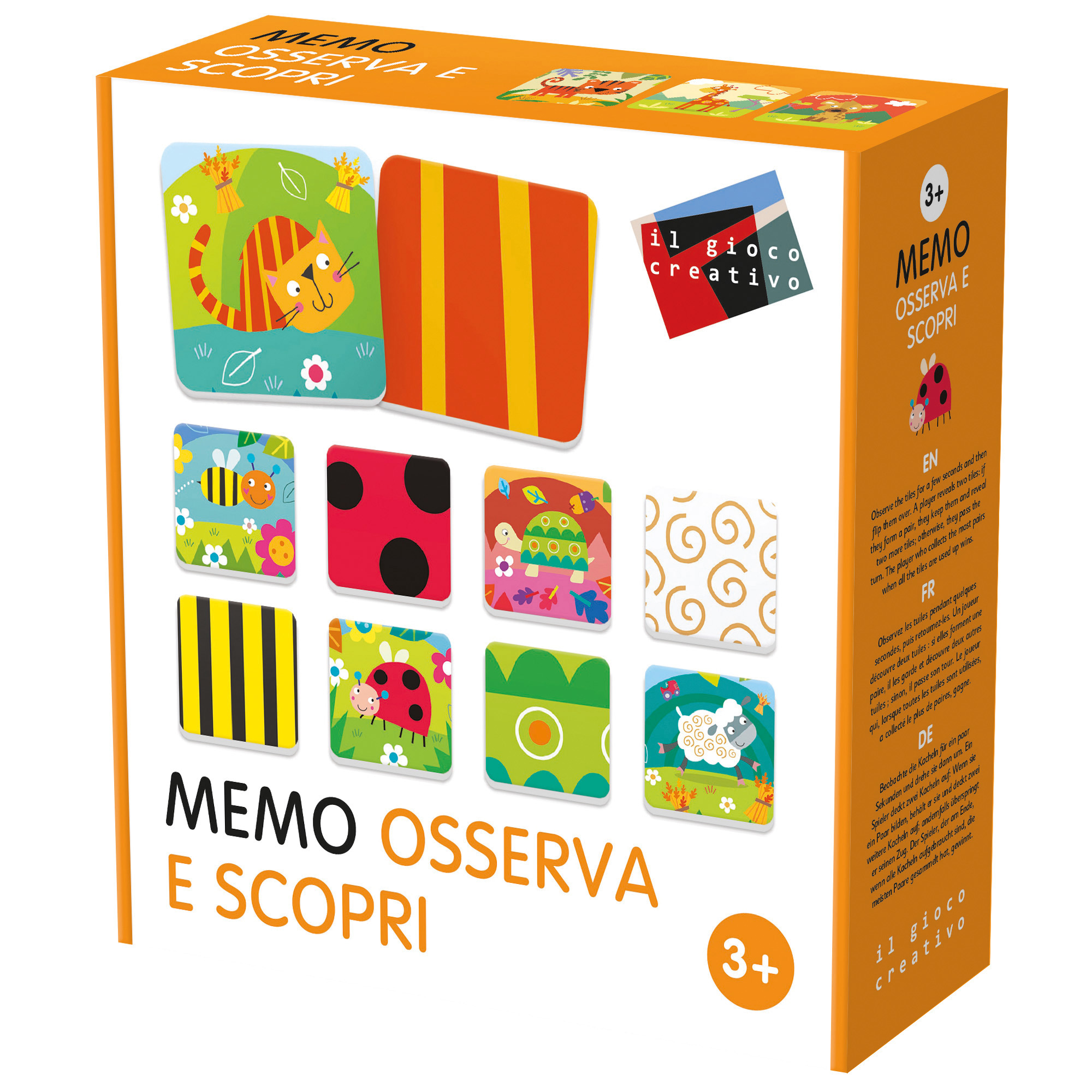 GIOCO CREATIVO Memory Osserva e Scopri - Gioco di Memoria - immagine 1