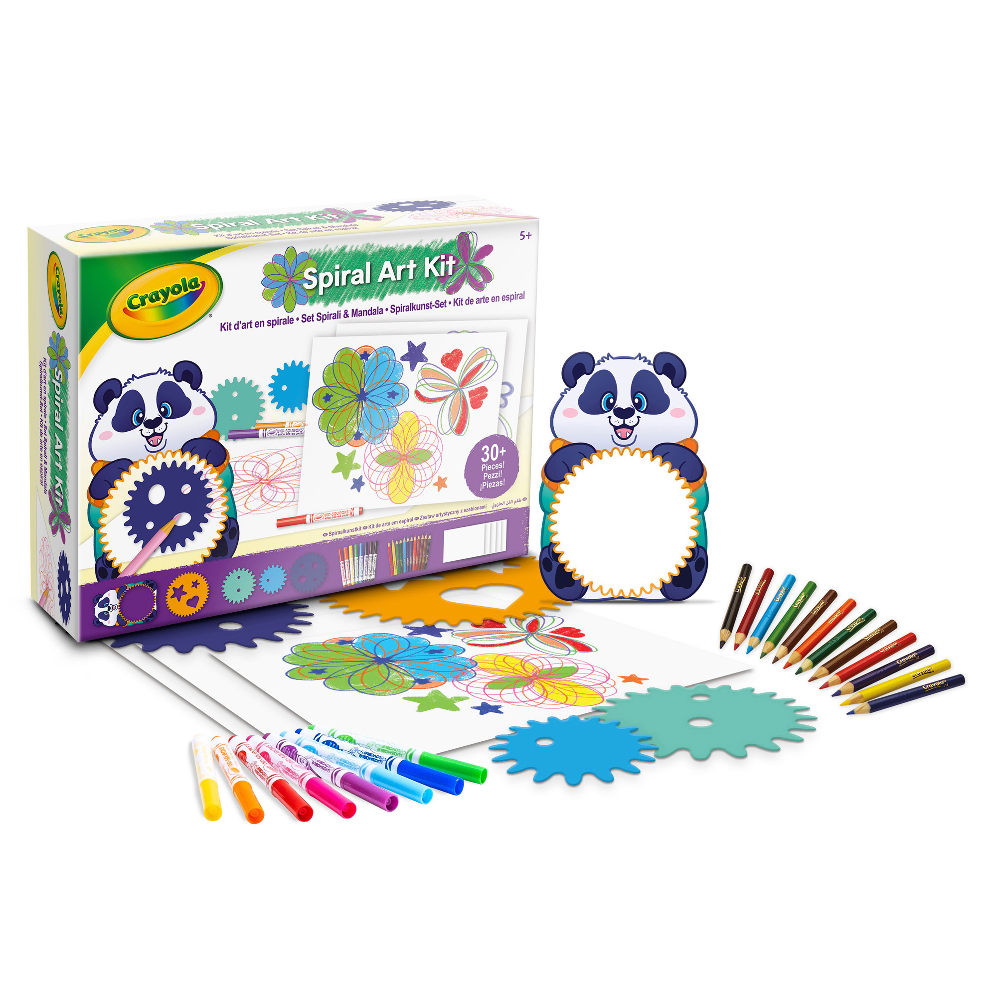 CRAYOLA Set Spirali e Mandala - Kit Disegno Geometrico - immagine 1