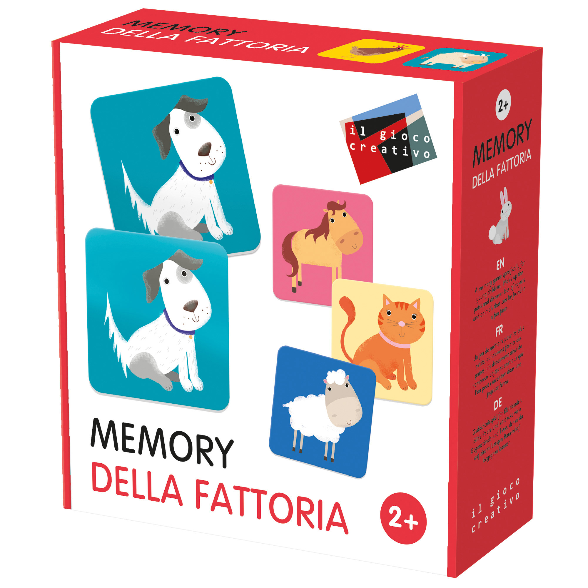 GIOCO CREATIVO Memory della Fattoria - Gioco di Memoria - immagine 1