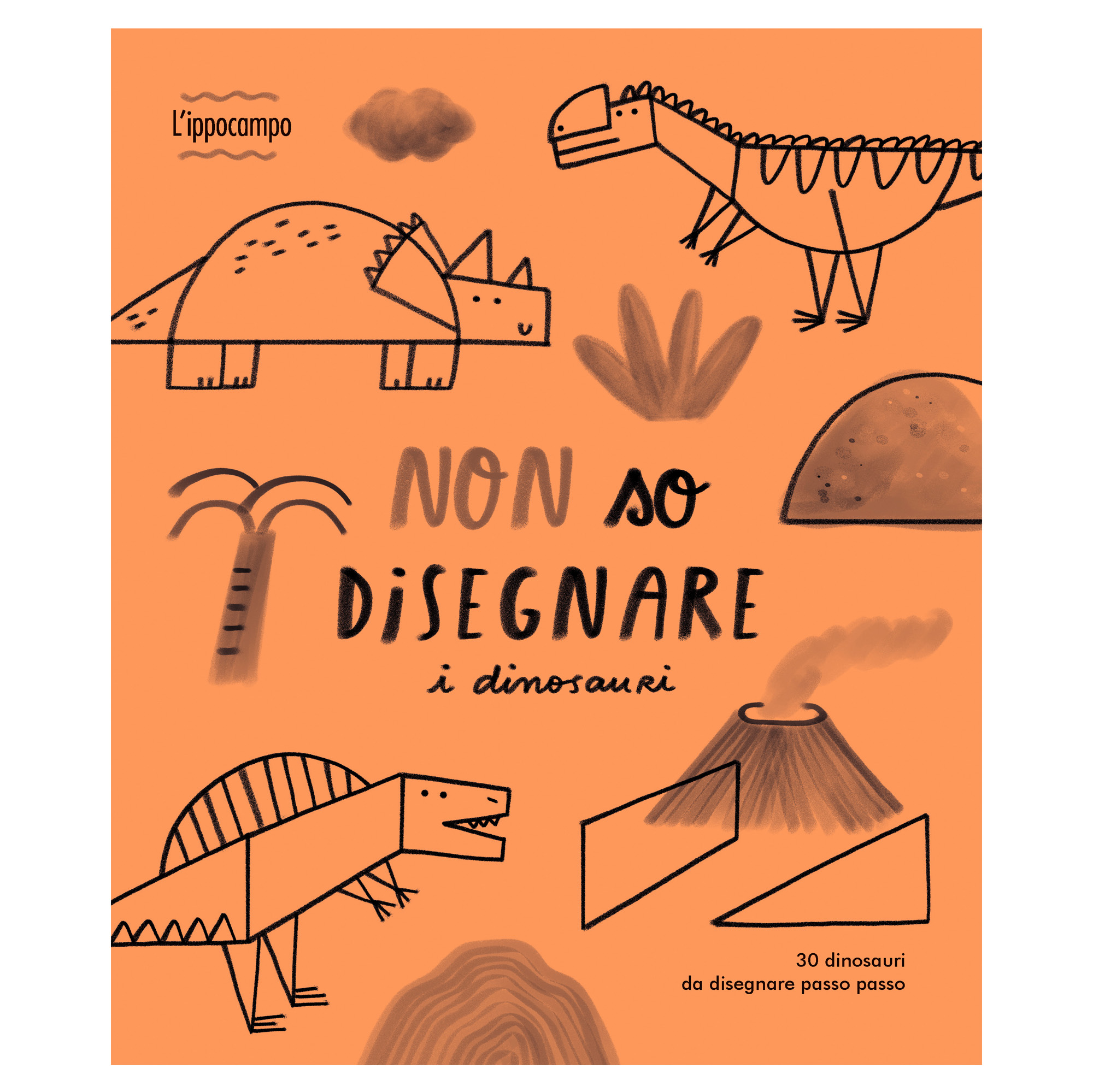 L'IPPOCAMPO Non So Disegnare Dinosauri - Manuale Disegno Facile - immagine 1