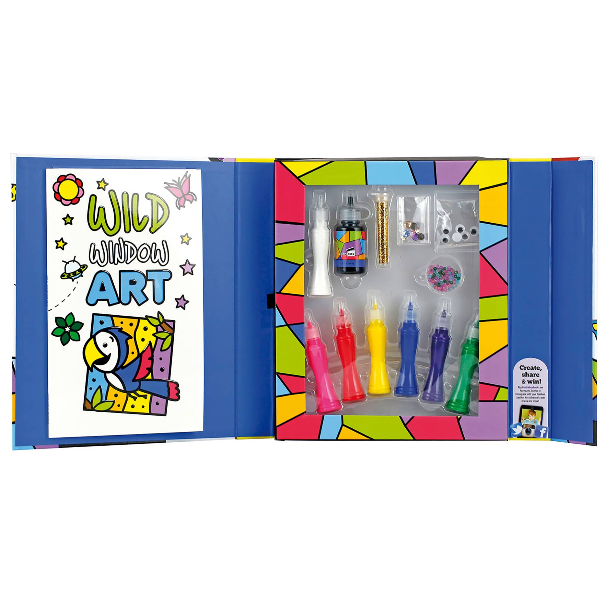 SPICEBOX Kit Disegno Window Art - Decorazione Vetri - immagine 1