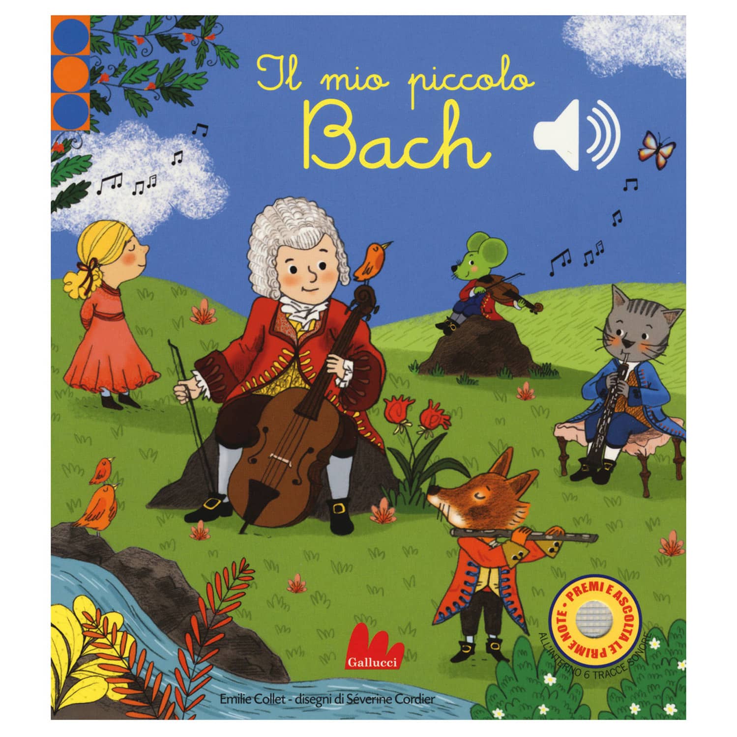 GALLUCCI Il Mio Piccolo Bach - Libro Sonoro Musica Classica - immagine 1